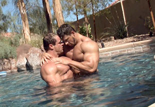 Zeb Atlas Poolside Hardcore Fucking with Muscle Men